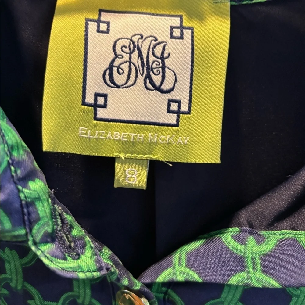 Womens Size 8 Misses Green Elizabeth McKay Dress - Picture 4 of 5